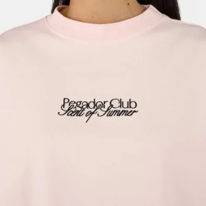 Kimmia Heavy Oversized Tee Washed Dusty Rose-2