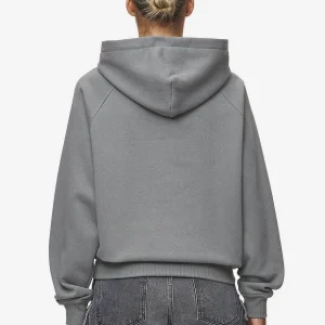 Klaria Oversized Hoodie Washed Deep Grey-1