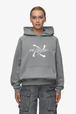 Klaria Oversized Hoodie Washed Deep Grey