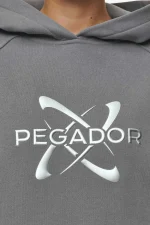 Klaria Oversized Hoodie Washed Deep Grey-2