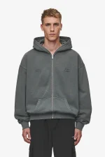 Pegador Lance Oversized Vintage Anthracite Sweat Jacket