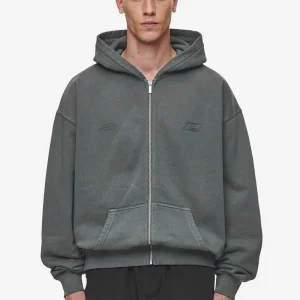 Pegador Lance Oversized Vintage Anthracite Sweat Jacket