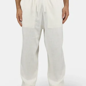 Lavus Wide Linen Pants Unbleached
