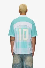 Lawn Jersey Sky Blue White-1