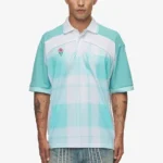 Lawn Jersey Sky Blue White