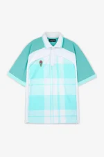 Lawn Jersey Sky Blue White-3