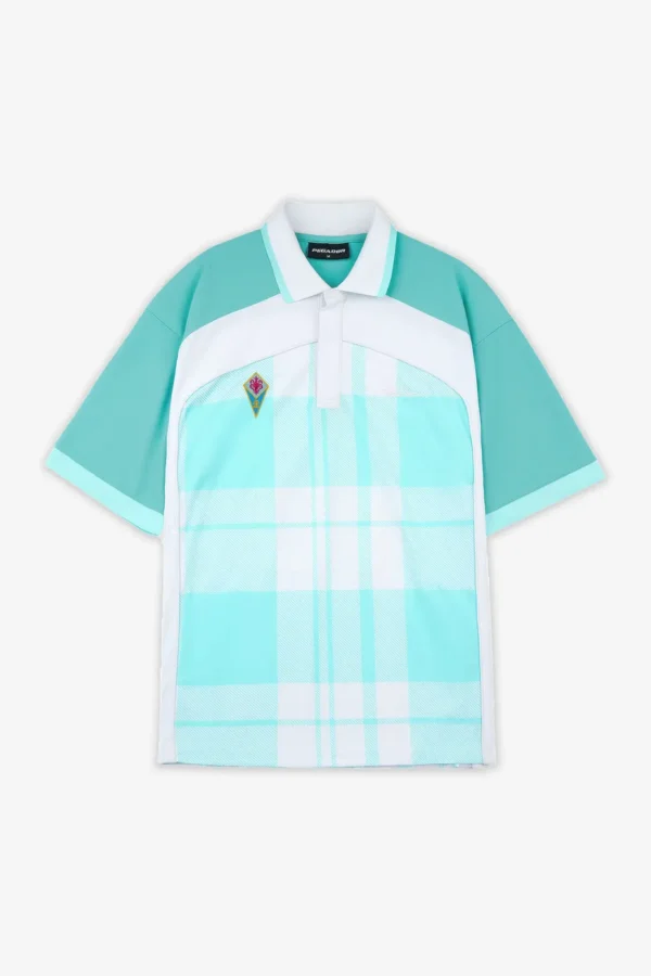 Lawn Jersey Sky Blue White-3