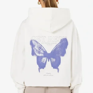 Lena Oversized Hoodie Washed Warm White-1