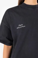 Lena Oversized Tee Vintage Black-2