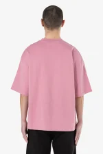 Leono Boxy Tee Washed Rust Pink-1