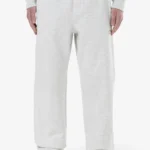 Leono Loose Sweat Pants Off White Melange