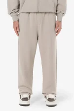 Leono Loose Sweat Pants Washed Dark Stone