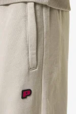 Leono Loose Sweat Pants Washed Light Beige Virtual Pink Gum-2