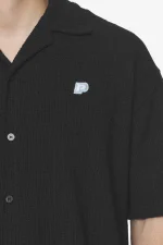 Libco Structured Knit Shirt Black-2