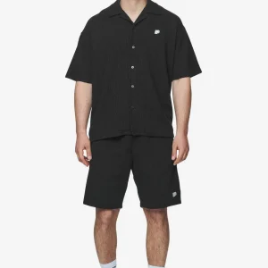 Libco Structured Knit Shirt Black