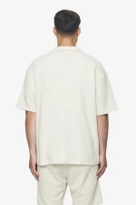 Libco Structured Knit Shirt Salty Cream-1