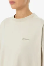 Lina Oversized Tee Washed Light Beige-2