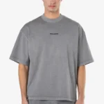 Logo Boxy Tee Vintage Grey