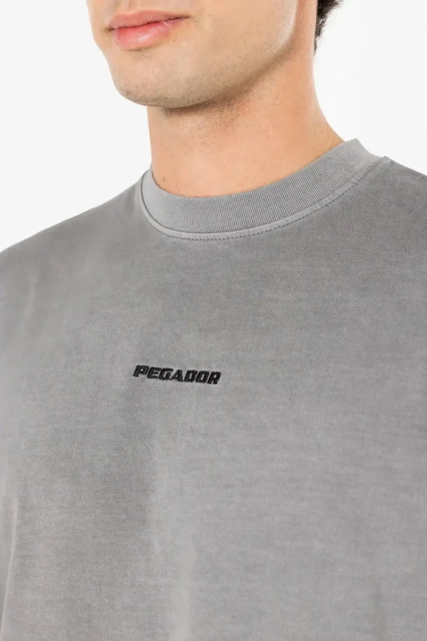 Logo Boxy Tee Vintage Grey-2