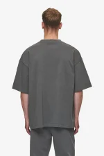 Logo Boxy Tee Washed Anthracite-1