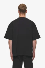 Logo Boxy Tee Washed Black-1