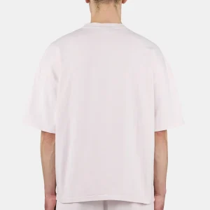 Logo Boxy Tee Washed Light Lilac White-1