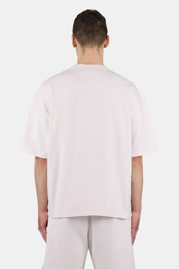 Logo Boxy Tee Washed Light Lilac White-1
