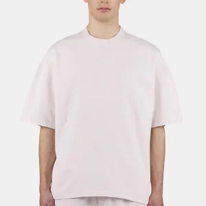 Logo Boxy Tee Washed Light Lilac White