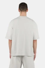 Logo Boxy Tee Washed Pure Grey White-1