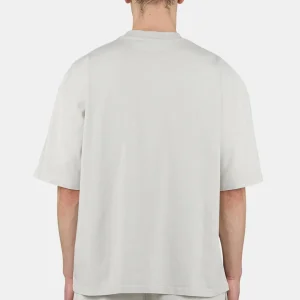 Logo Boxy Tee Washed Pure Grey White-1