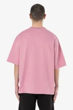 Logo Boxy Tee Washed Rust Pink Gum-1