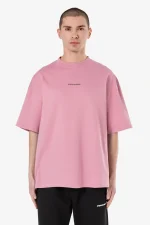 Logo Boxy Tee Washed Rust Pink Gum