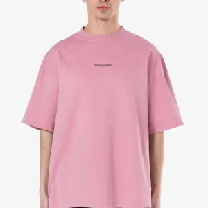 Logo Boxy Tee Washed Rust Pink Gum