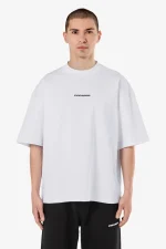 Logo Boxy Tee White Black Gum
