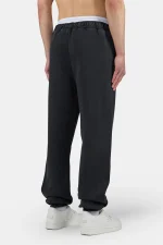 Logo Heavy Sweat Jogger Vintage Black White-1