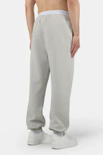Logo Heavy Sweat Jogger Vintage Light Grey Black-1