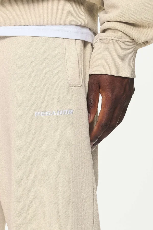 Logo Heavy Sweat Jogger Vintage Washed Kingdom Beige-2