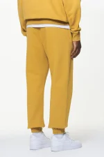 Logo Heavy Sweat Jogger Vintage Washed Mustard-1