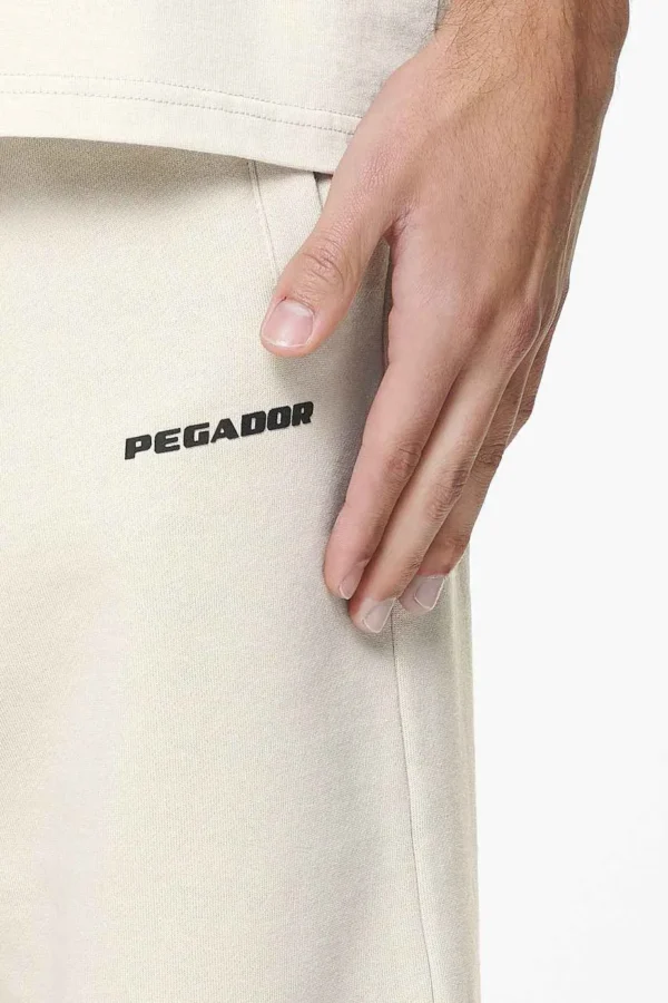 Logo Heavy Sweat Jogger Washed Dust Cream Gum-2