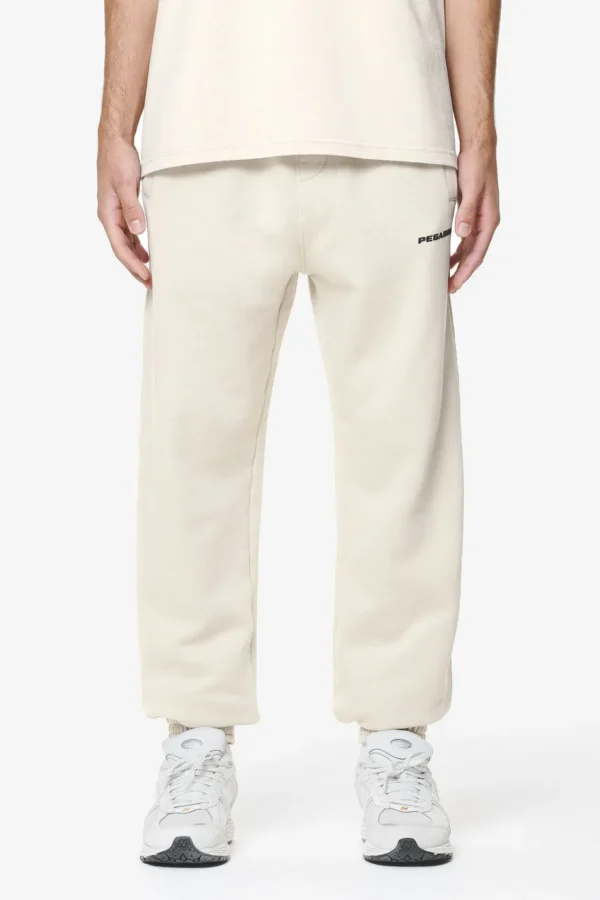Logo Heavy Sweat Jogger Washed Dust Cream Gum