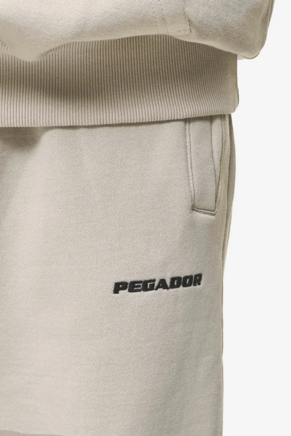 Logo Heavy Sweat Jogger Washed Light Beige-2