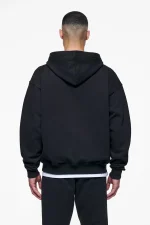 Logo Oversized Sweat Jacket Black Gum-1