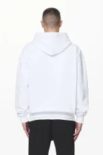 Logo Oversized Sweat Jacket White-1