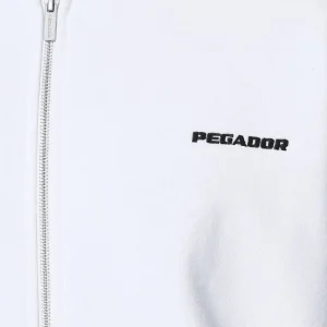 Logo Oversized Sweat Jacket White-2