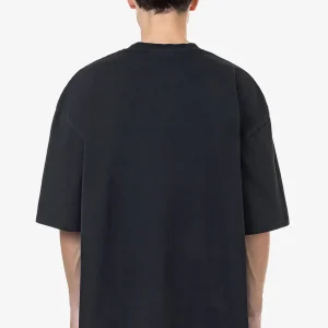 Logo Oversized Tee Vintage Black Black-1