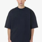 Logo Oversized Tee Vintage Black Black