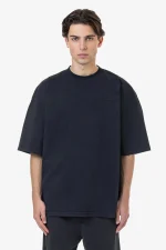 Logo Oversized Tee Vintage Black Black