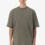 Logo Oversized Tee Vintage Faded Olive