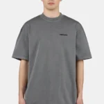Logo Oversized Tee Vintage Grey
