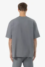Logo Oversized Tee Vintage Grey Grey-1